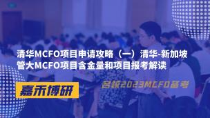 清华MCFO项目申请攻略（一）清华-新加坡管大MCFO项目含金量和项目报考解读 